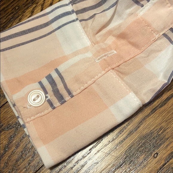 NWT South Moon Under Plaid Surplice Top - Picture 5 of 7